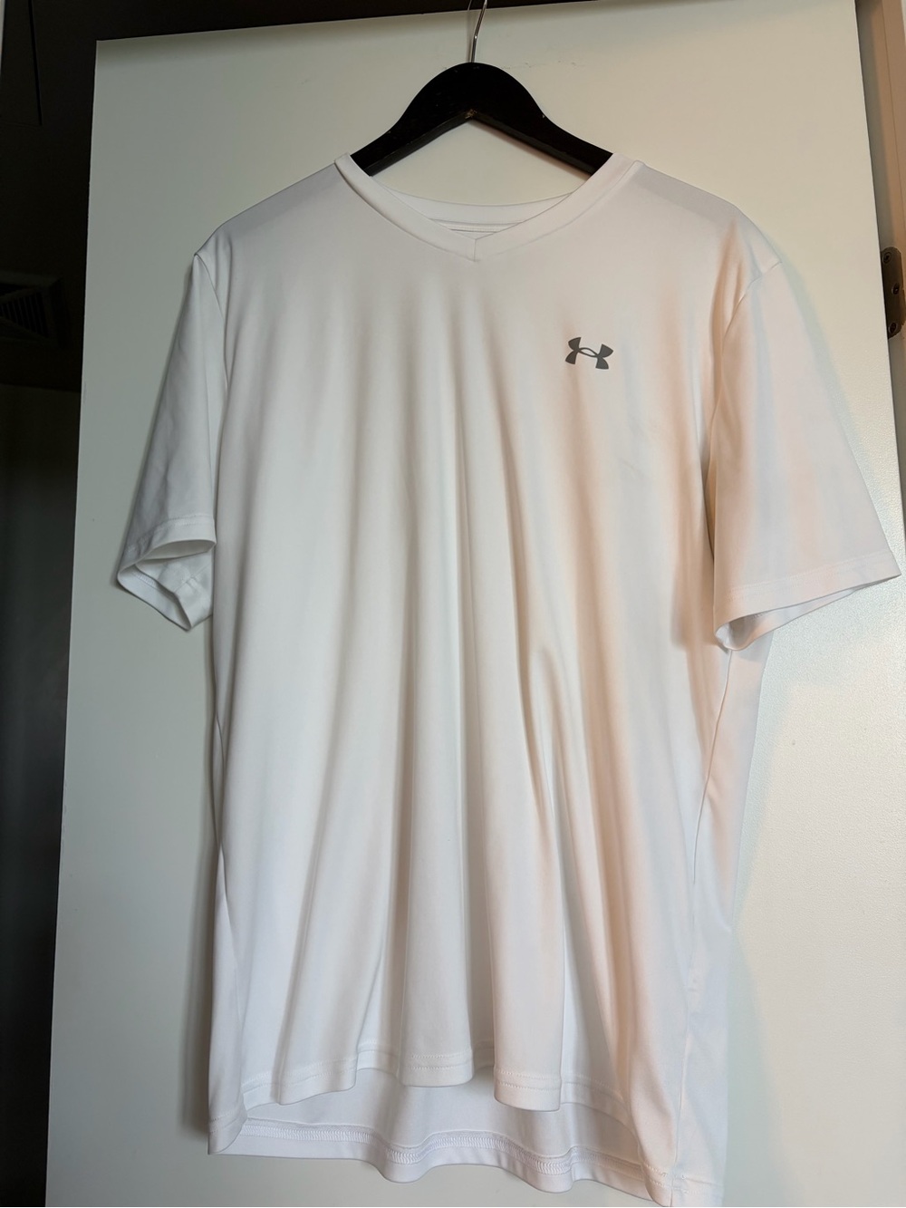 Under Armour White Short-Sleeve Performance Tee